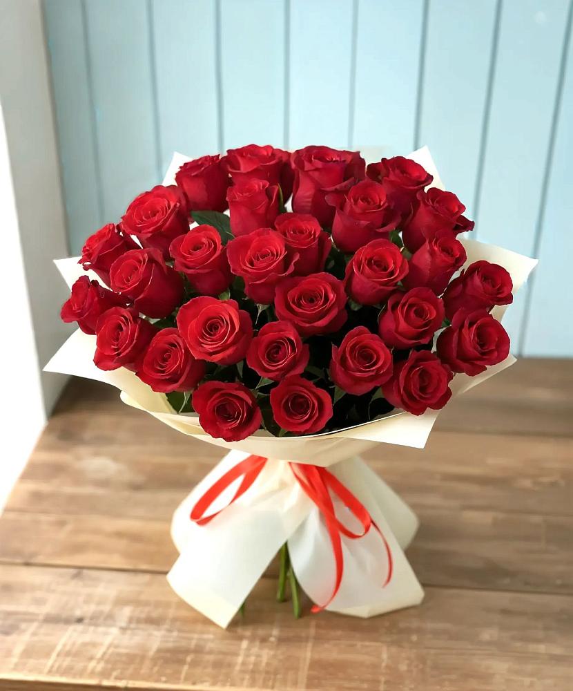 Букет 29 Красных роз в Атажукино
