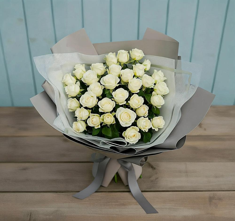 Букет Белоснежная нежность в Атажукино
