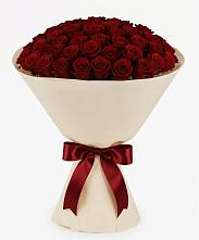 Букет 101 Бордовая роза Блэк Бакарра в Атажукино