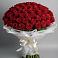 Букет 101 Красная роза Блэк Мэджик в Атажукино
