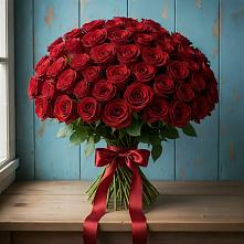 Букет Красные розы Блэк Меджик в Атажукино