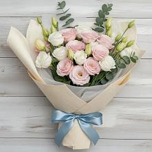Букет цветов из:  Лизиантусы #REPLACE_PRED# Атажукино