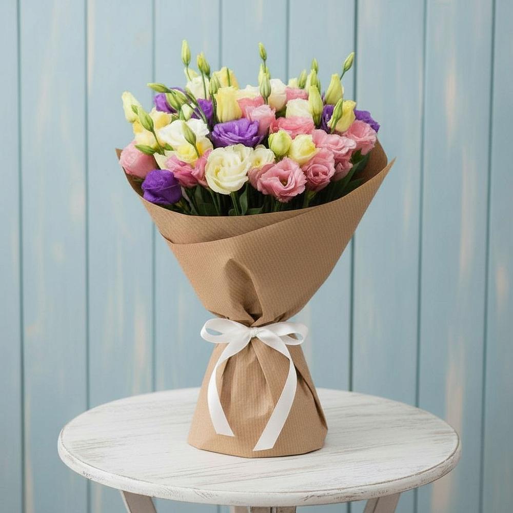 Букет цветов из: Лизиантусы в Атажукино