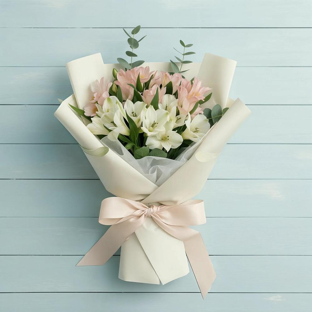 Букет цветов из: Альстромерии в Атажукино