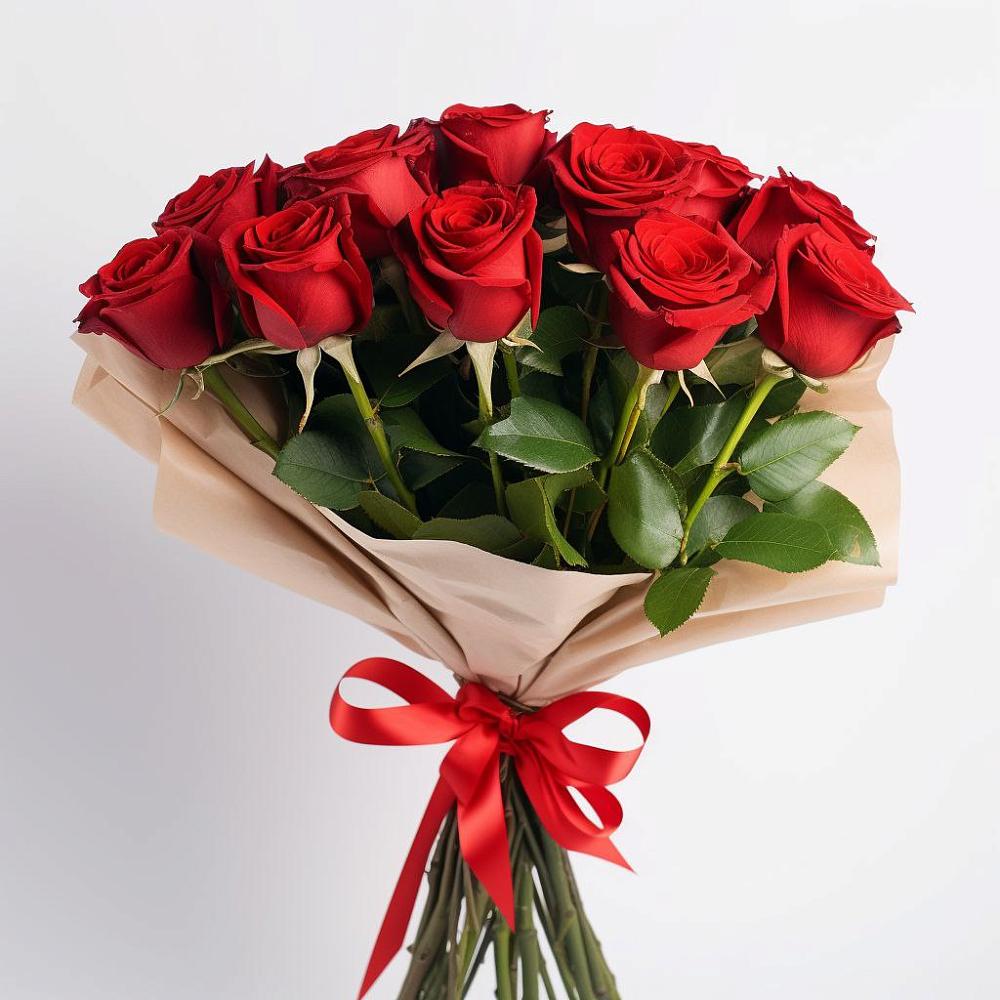 Букет 11 Красных роз Эдлесс Лав в Атажукино