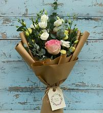 Букет цветов из:  Розы и Лизиантусы #REPLACE_PRED# Атажукино