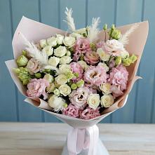 Букет цветов из:  Альстромерии и Розы #REPLACE_PRED# Атажукино