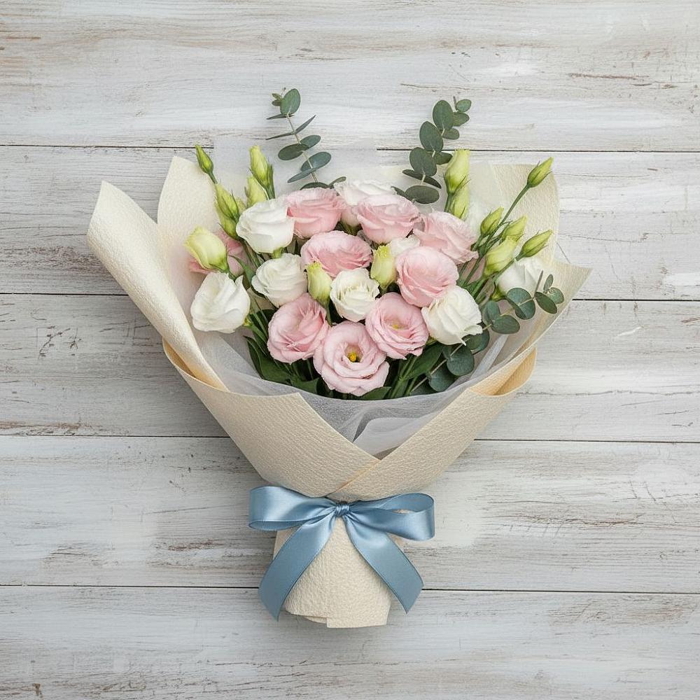 Букет цветов из: Лизиантусы в Атажукино